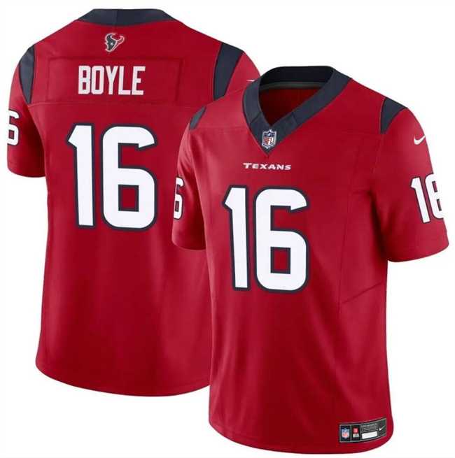 Men & Women & Youth Houston Texans #16 Tim Boyle Red 2024 F.U.S.E Vapor Untouchable Stitched Jersey,We sell and wholesale Men & Women & Youth Houston Texans #16 Tim Boyle Red 2024 F.U.S.E Vapor Untouchable Stitched Jersey on line form chian!